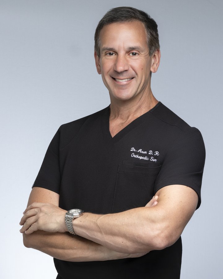 Executive headshot of Dr. Aron Rovner, CoreAllianceOrtho.com, photographed on location in Miami